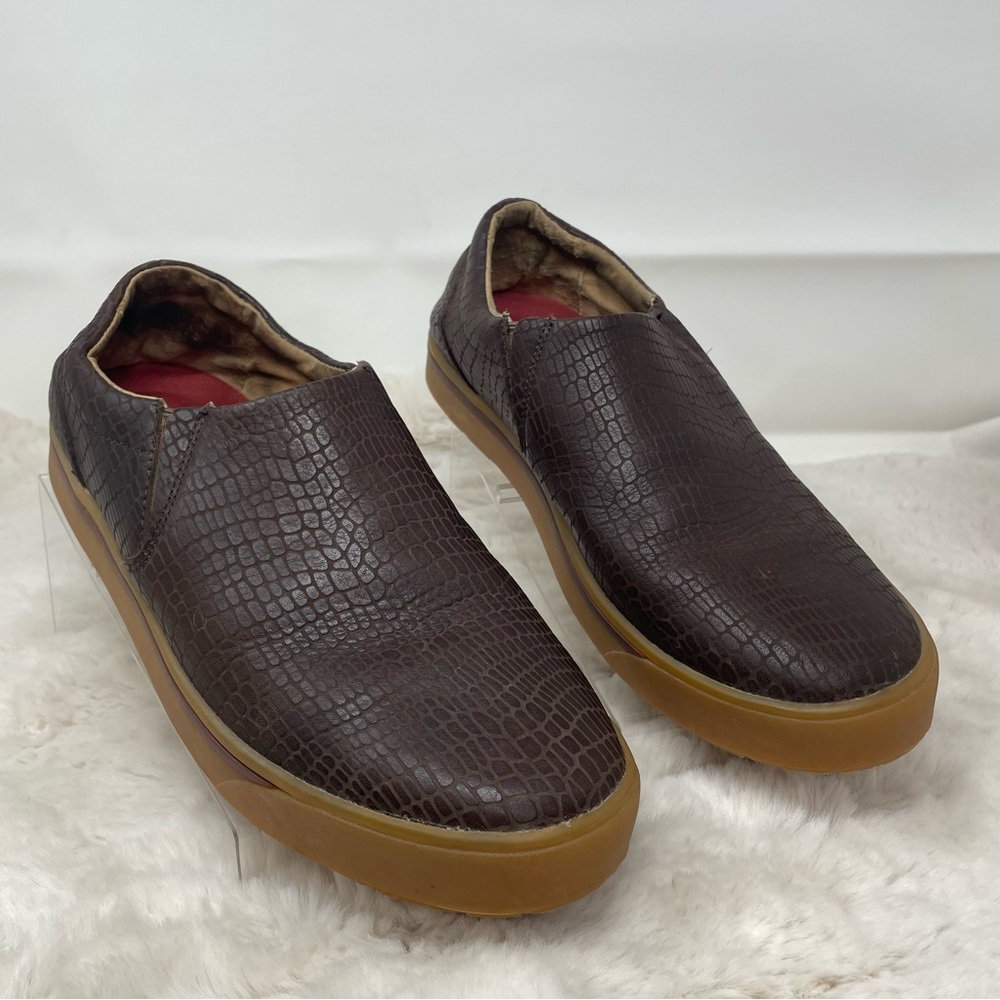 Twisted X Men's Slip-On Casual Sneakers - MCA0030 Brown Leather size 9M